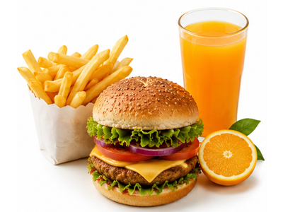 Best Veg Combo (French Fries, Veg Burger, Fresh Juice)